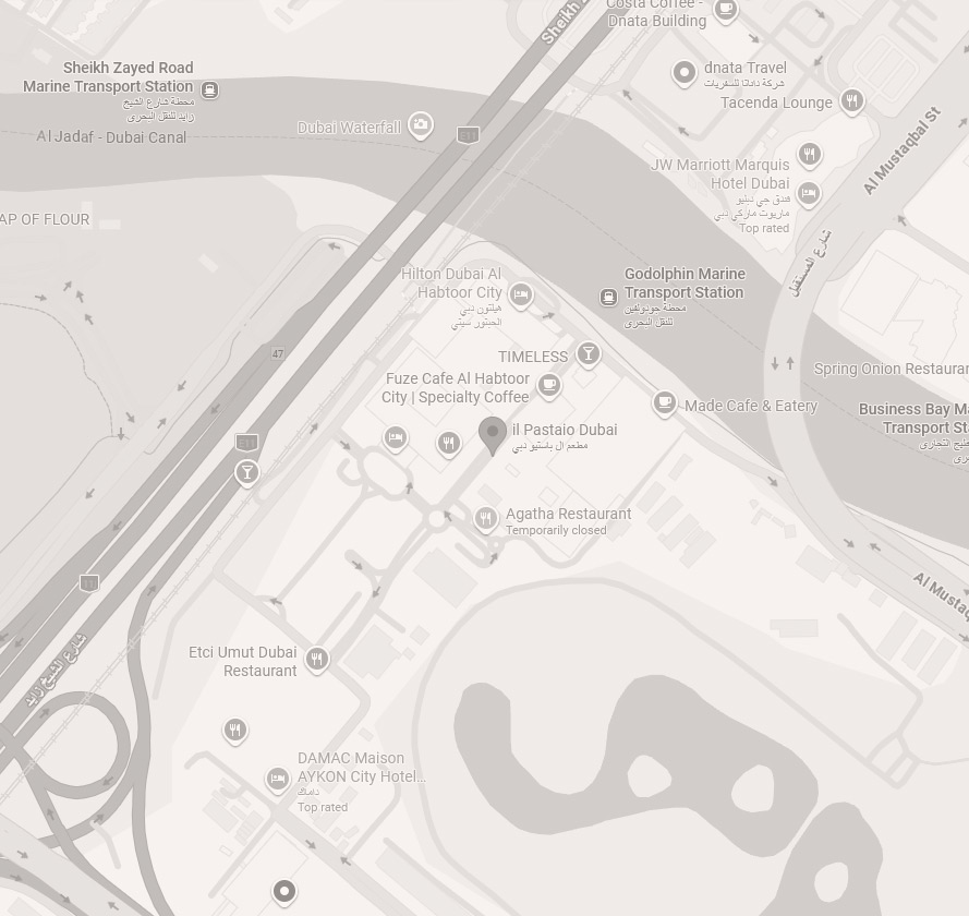 Map to Il Pastaio Dubai